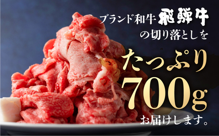 訳あり 飛騨牛 切落し 700g 牛肉 訳あり [S541]
