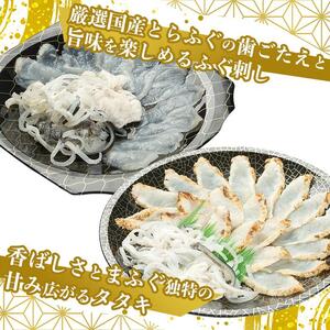 国産とらふく刺身&天然まふくのタタキ刺し 食べ比べ セットS【とらふぐ まふぐ 真ふぐ ふぐ 河豚 フグ ふぐ刺し ふぐさし 刺し身 刺身 てっさ タタキ 皮 セット 合計 4皿 厳選 冷凍 海鮮 魚介 高級魚 山口県】