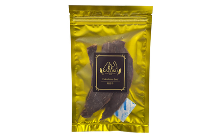 【KAZOKU】福島牛ジャーキー20g×3袋【ペットフード 犬猫用 ジャーキー おやつ 無添加 小分け 国産】 加工食品 