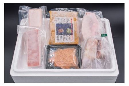 まぐろ 【漁師食堂シリーズ】おまかせセット 6種類 合計1kg [羽根 宮城県 気仙沼市 20563774]