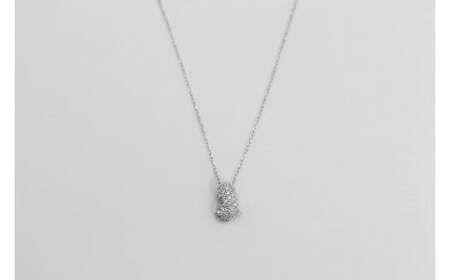 Pt900 メレーダイヤ 27個 0.15ct ハート型 ペンダントネック slauth7 [Islauth 山梨県 韮崎市 20743428] アクセサリー ネックレス ジュエリー ダイヤ シンプル おしゃれ ハート プレゼント ギフト 贈りもの 贈答