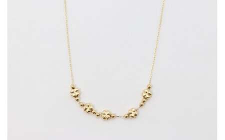 ネックレス K18 クローバー ステーション Islauth22 [slauth 山梨県 韮崎市 20743194] アクセサリー ネックレス ジュエリー シンプル おしゃれ プレゼント ギフト 贈りもの 贈答