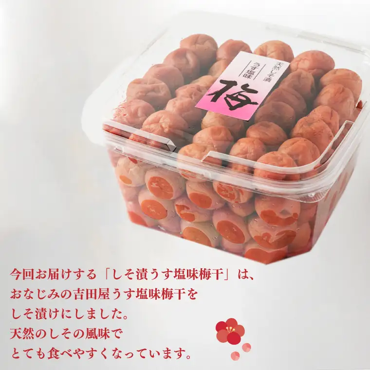 しそ漬うす塩味梅干 1kg 減塩 昔ながら 老舗 伝統 国産 大洗 大洗町 梅干し 梅干 梅 うめぼし うめ_BM004