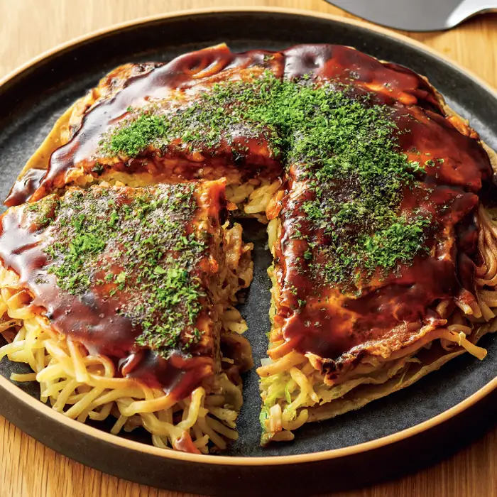 備後 府中焼き 5枚セット ／ お好み焼き おこのみやき ミンチ肉 ひき肉 挽肉 広島風 ご当地 グルメ ソウルフード 本場の味 中はフワッ 外はカリッ 一宮 いっきゅう こだわり人気 急速冷凍 お昼ごはん 夜ごはん 晩ごはん 昼食 夜食 広島県 特産 No.141