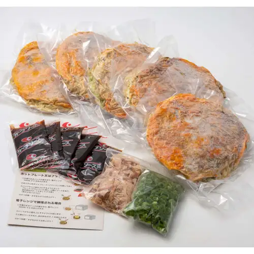 5枚セットそば肉玉シングル（そば）：平の家広島風お好み焼き／府中焼き No.442