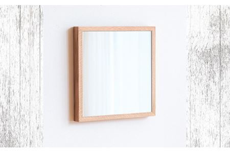 府中家具　Mirror SANO　42×42　オーク No.609-02