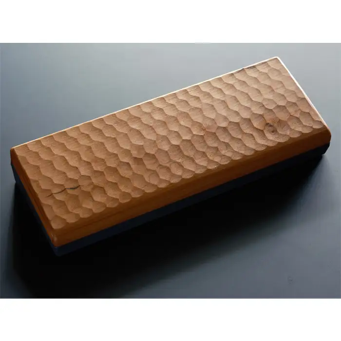 HHKB専用亀甲名栗ブラックチェリー製パームレスト＆ルーフ 200g No.452