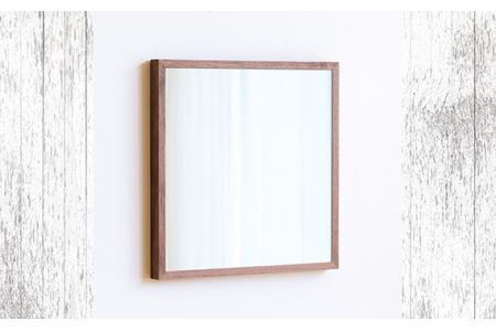 府中家具　Mirror SANO　56×56　ウォールナット No.619-01