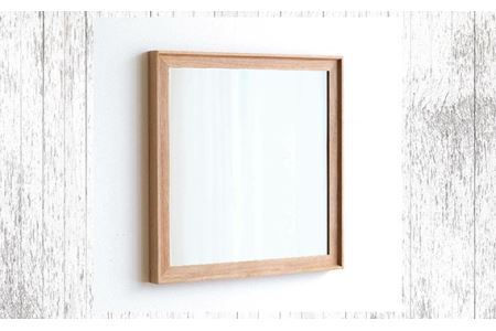 府中家具　Mirror VALLE　56×56　オーク No.622-02