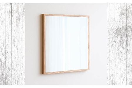 府中家具　Mirror SANO　70×70　オーク No.623-02