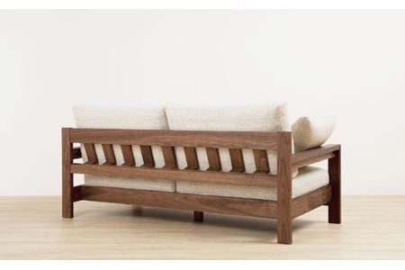 （ウォールナット）AUTHENTICITY FINE SOFA RD RD（レッド） No.869-08