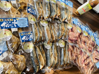 函館の漁師さんを応援！未利用魚介プロジェクト詰め合わせ２ たなご さば いか 醤油 刺身 昆布 北海道 函館市 ふるさと納税 お取り寄せ 送料無料_HD120-001