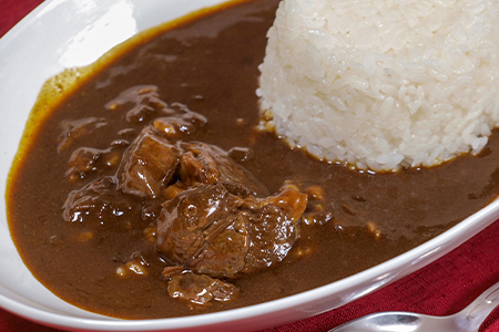 ごろっと島根和牛カレー（8個）【カレー 8個 1食 220g レトルト食品 レトルトカレー レトルト ビーフカレー 中辛 肉 和牛 しまね和牛 詰め合わせ セット 備蓄用 災害備蓄 島根県 大田市】