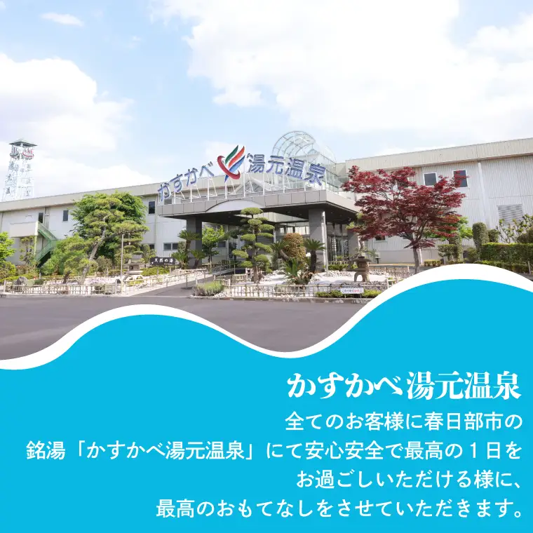 BZ001 かすかべ湯元温泉利用回数券　6枚綴り