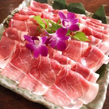 あぐー豚しゃぶしゃぶ肉(モモ肉)250g×3パック　タレ付【配送不可地域：離島】【1026490】