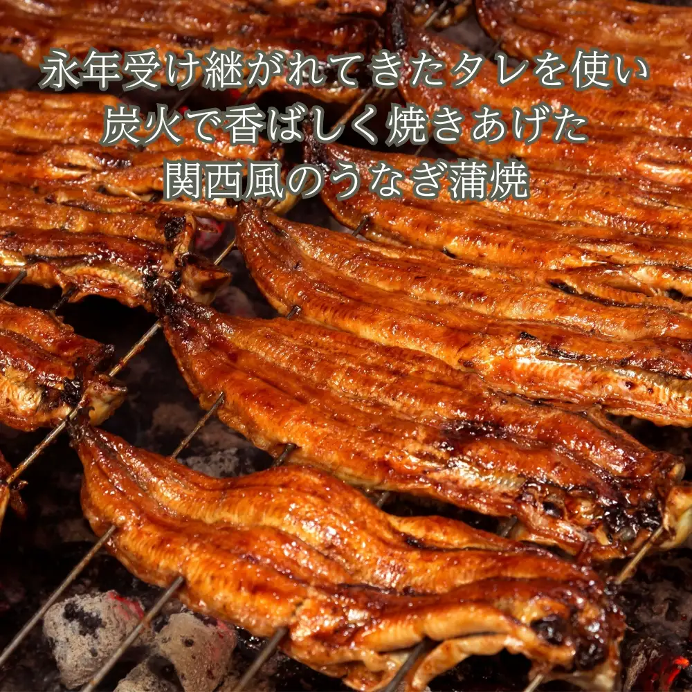 【B-809】近江今津 西友 うなぎ炭火焼蒲焼 2尾／計約270ｇ［高島屋選定品］