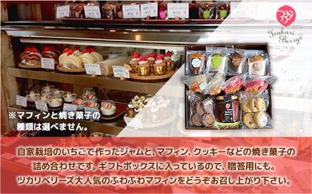 ベリーズギフトBOX ジャム＆焼き菓子セット（大） 焼き菓子 いちごジャム マフィン AC0403 
