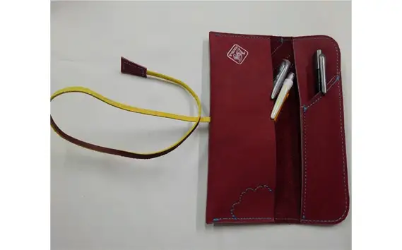 グローブの革製　マルチペンケースWNS No.091