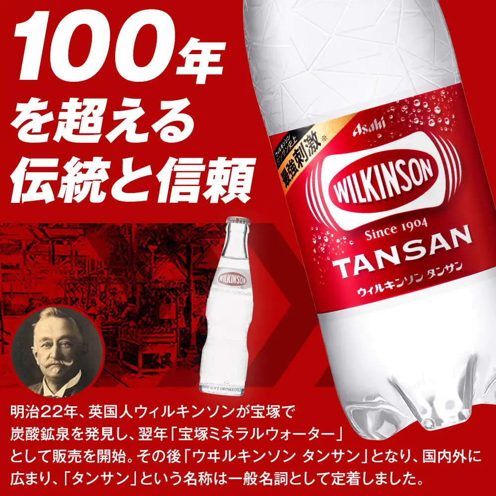 アサヒウィルキンソン タンサンPET5０0ml　24本入　2ケース