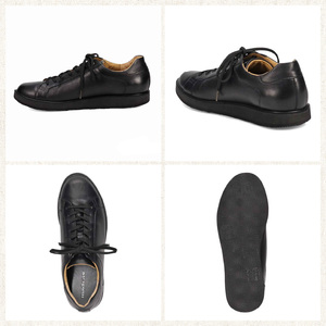 100周年マドラス 浅草ハンドメイド婦人靴 MAL0034　レザースニーカー (サイズ：23.0cm、カラー：ブラック)_0049-001-T03-2-3