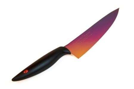 【高島屋選定品】＜SUMIKAMA (スミカマ)＞　霞　剣型包丁（チタンコーティング）オパール 59E1570