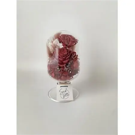 【赤系】天球bottle flowers　Msize_花・観葉植物 造花・プリザーブドフラワー 花 _【1305651】