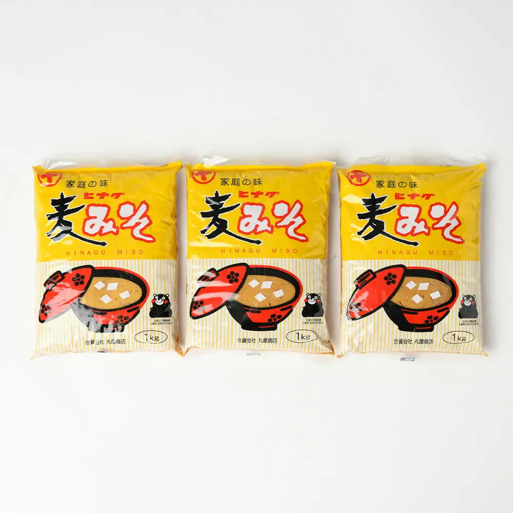 ヒナグ麦みそ 計3kg（1kg×3）麦味噌 味噌