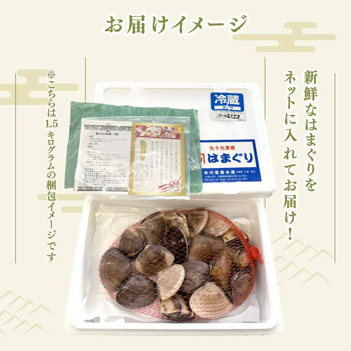 【定期便12ヶ月】九十九里産 大粒 天然はまぐり1.5kg×12回 計18kg ふるさと納税 はまぐり 蛤 天然 焼きはま 網焼き 酒蒸し お吸い物 お祝い パエリア 和食 活はまぐり 千葉県 白子町 SHF011