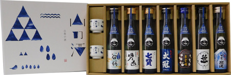 【山梨県産】「山の酒」日本酒　純米酒飲み比べ7本セット [5839-1976]