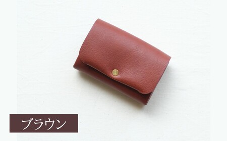 Mini wallet（カラー：ブラウン）【014-003-2】