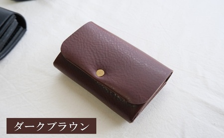 Mini wallet（カラー：ダークブラウン）【014-003-4】