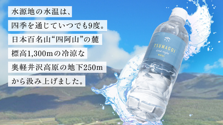 水 天然水 【 定期便 3ヶ月 】 550ml × 24本 つまごい水日和 [AB067tu]