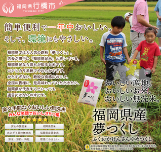AF-024_【12か月定期便】福岡県産夢つくし【研ぐお米】10kg