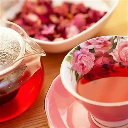 バラの和紅茶　リーフ50g_飲料・ドリンク 茶葉・ティーバッグ 紅茶 _【1452104】