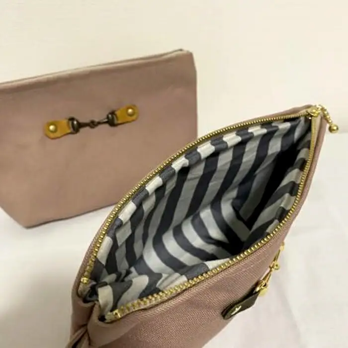 舟形ポーチ PINK ｜ ポーチ 小物入れ レディース 福島県