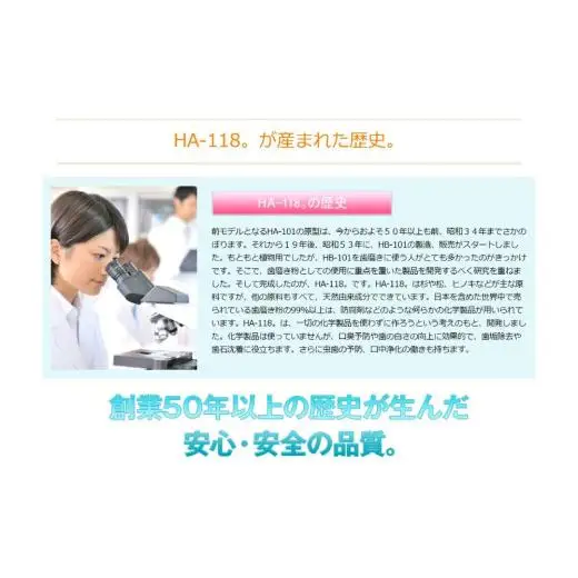 ハミガキ 「HA-118」 140g 1本