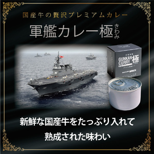 カレー 缶詰 軍艦カレー極 4缶セット