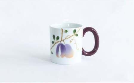 深川製磁 有田焼 なごみ アケビ 珈琲 マグ・プレート 食器 マグカップ レトロ ほっとひと息 洗いやすい A45-165