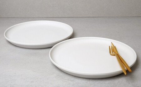 金善製陶所 210カット プレート スノー 2枚 有田焼 食器 器 うつわ プレート 30000円 3万円 A30-729
