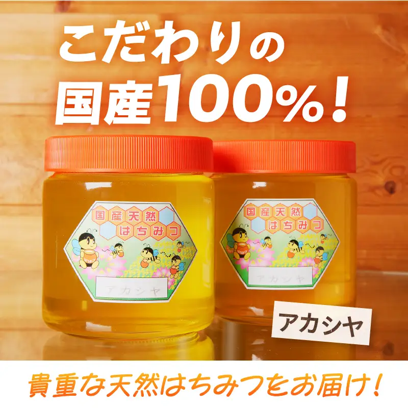 【北海道滝川産】高見養蜂場の純粋はちみつ(アカシヤ600g×2本)｜国産 日本製 天然 無添加 純粋 非加熱 生はちみつ ミツバチ ハニー 栄養 健康 美容 ビタミン ミネラル 抗生物質 プロポリス アミノ酸 濃厚 ギフト 贈答