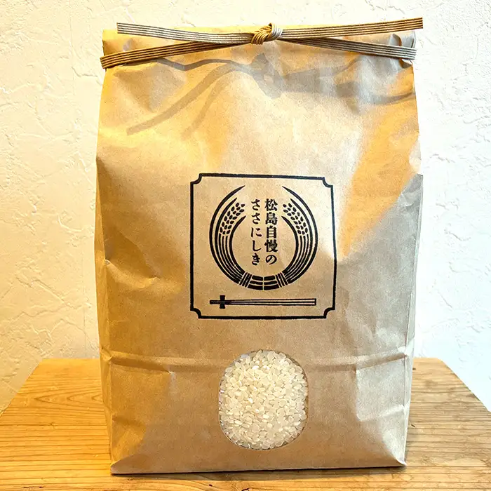 宮城県松島町産ササニシキ 3kg ／ ササニシキ 米 白米 3kg 特別栽培米 減農薬 あっさり 食感 さっぱり 粘り控えめ 粒立ち 和食 お弁当 宮城県 No.123
