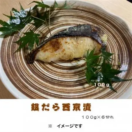 銀だら西京漬詰合せ　100g×6切れ(個別真空包装)_魚介・海産物   _【配送不可地域：離島】【1122337】