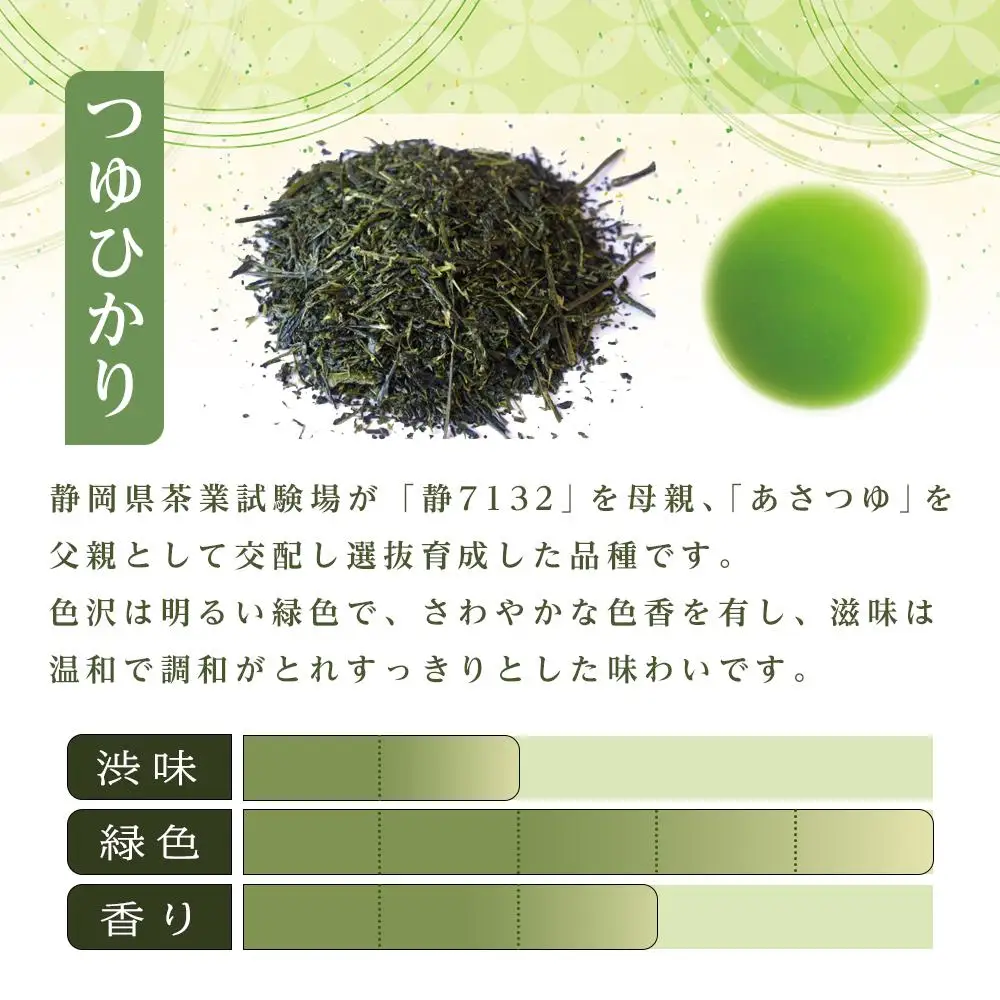 天皇杯受賞茶園 やままのお茶　特蒸し一番茶仕立 　つゆひかり茶