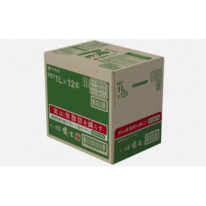 【最短７日以内発送】お～いお茶 濃い茶1L×12本セット［おーいお茶 ペットボトル 1リットル ケース 箱 伊藤園 静岡］
