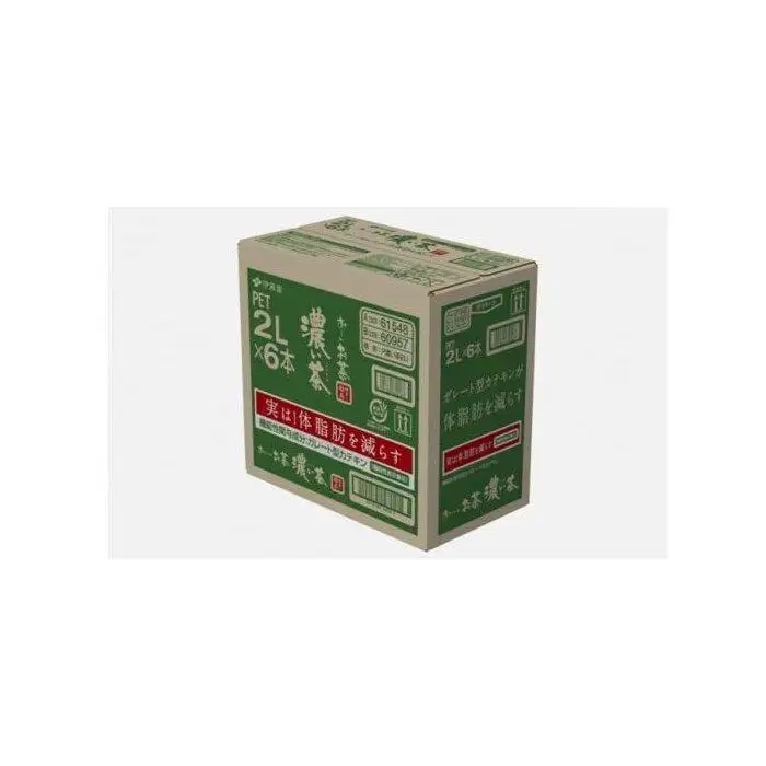 【定期便3ヶ月】お～いお茶　濃い茶2L×6本［おーいお茶 ペットボトル 2リットル ケース 箱 伊藤園 静岡］