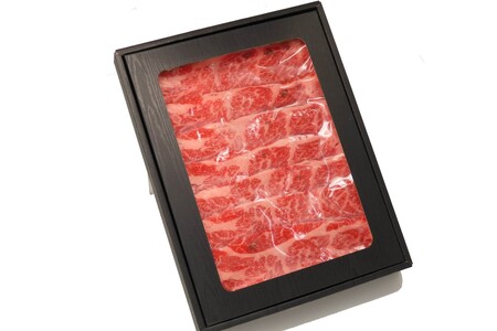 松永牧場『まつなが牛』 交雑牛 牛肩ロースすき焼き 国産 牛 牛肉 すき焼き用 鍋 ふるさと納税 すき焼き肉 すきやき すき焼き 牛肉 ロース 【120_1903】
