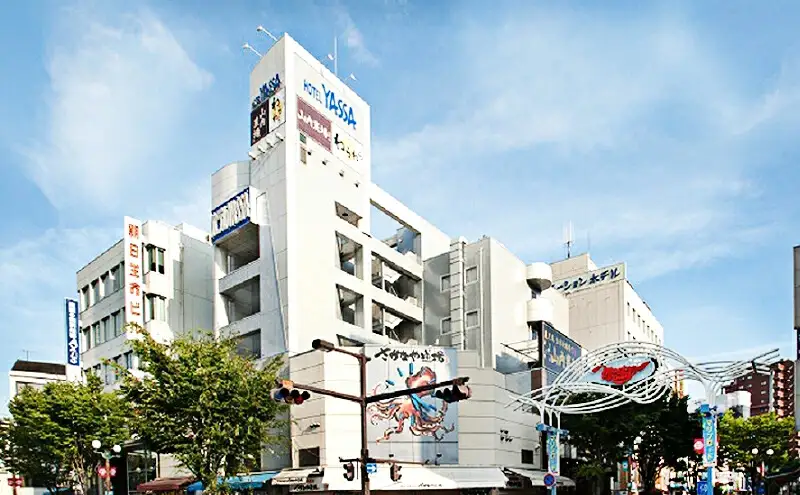 宿泊券 広島 2名様 ホテルヤッサ ペアプラン ウエルカムドリンク 朝食付き 三原市 ホテル ペア宿泊券 112002