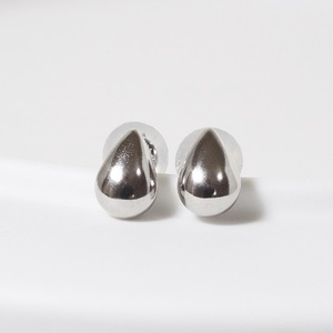 プラチナ しずく 大 ピアス  山梨 プラチナピアス シンプル シンプルピアス プラチナ PT900 ジュエリー アクセサリー 山梨県 甲斐市 BQ-35