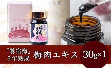 徳重おばあちゃんが受け継いだ梅肉エキス30g_AA-4901_(都城市) 鶯宿梅 おうしゅくばい 梅肉エキス(30g×1本) ミネラル成分たっぷり 栽培期間中農薬不使用の梅 梅エキス うめエキス 有限会社 徳重紅梅園