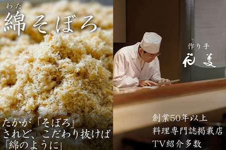 ご飯のお供 綿そぼろ2種セット(鯛と鯖 各100g×3袋(合計6袋)) 無添加 高級 ふりかけ ギフト 食べ比べ テレビ紹介 ご飯が進む お祝い たい さば
